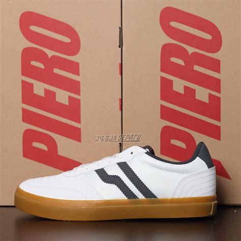 Jual Piero Sepatu Sneakers Alaska White Dk Grey Gum Shopee Indonesia