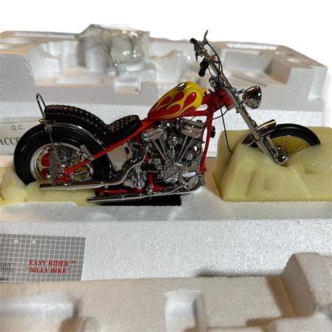 Harley Davidson Motorcycle 1969 Easy Rider Billy Bike Franklin Mint 1