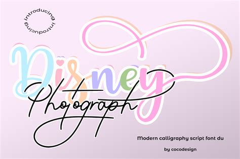 Disney Photograph Font By Cocodesign Creative Fabrica