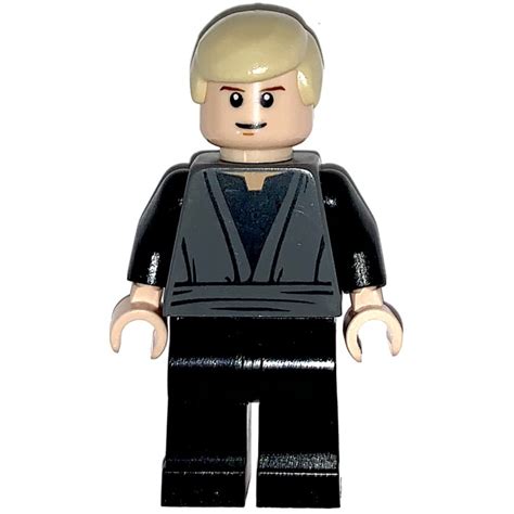 LEGO Luke Skywalker With Dark Stone Gray Jedi Robe Minifigure Comes In