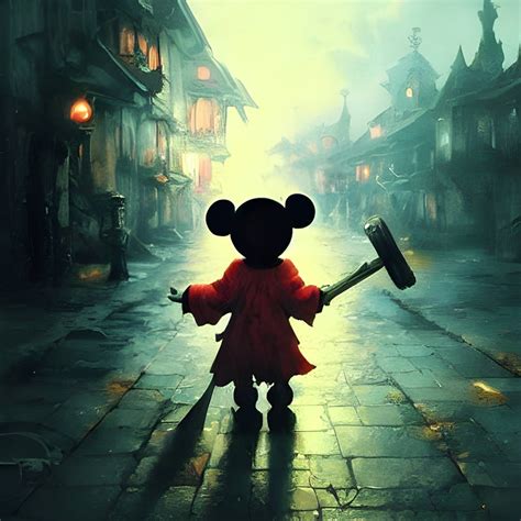 Anime Mickey Mouse Horror Fan Art 3 by MarkDeuce on DeviantArt