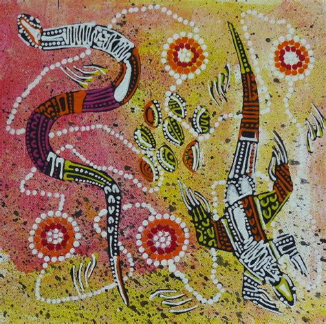 Australian Aboriginal Art Snake