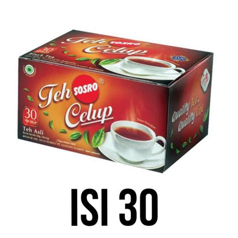 Jual Teh Celup SOSRO Isi 30 25 Shopee Indonesia