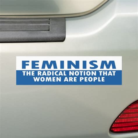 Feminism Bumper Sticker Zazzle