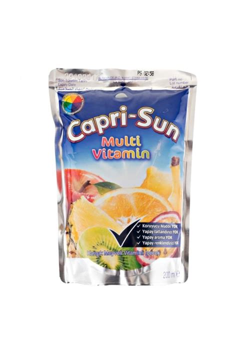 Capri Sun Multi Vitamin Meyve Suyu 20 x 200 ML Fiyatları ve Özellikleri