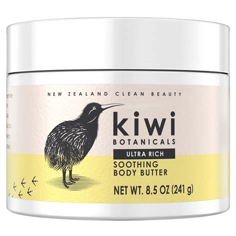 Kiwi Botanicals Soothing Body Butter With Manuka Honey And Chamomile For