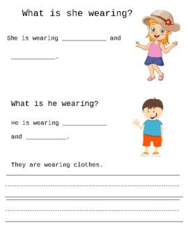 What Are They Wearing By Enjoyable ESL TPT