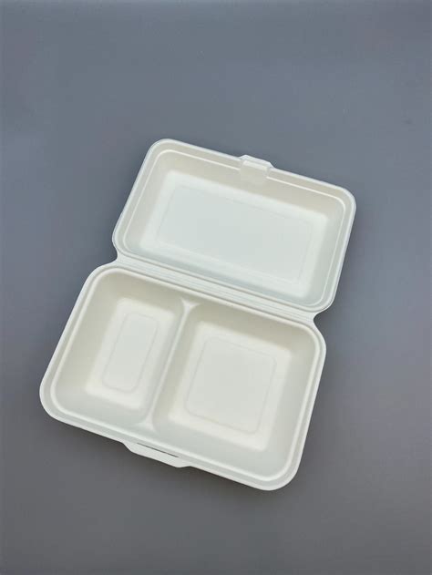 Biodegradable Disposable Eco Friendly Bagasse Sugarcane Clamshell For