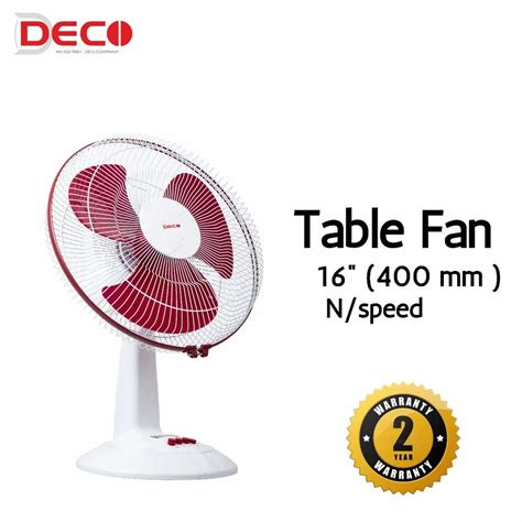 Deco Mm Electric Table Fan At Rs Piece Electric Table Fans