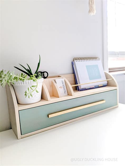 DIY Desk Organizer | Free Plans • Ugly Duckling House