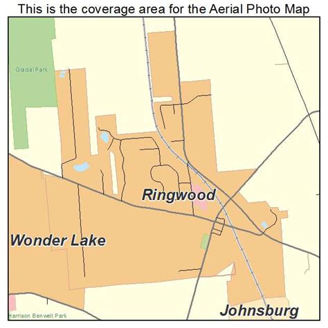 Aerial Photography Map of Ringwood, IL Illinois