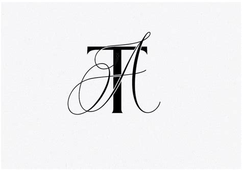 2 Letter Monogram Custom Wedding Logo Wedding Initials Etsy