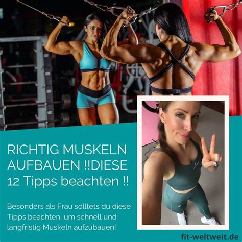 Muskelaufbau Fitnesstipps Als Frau 12 Tipps Für Frauen Masseaufbau Fettabbau Abnehmen