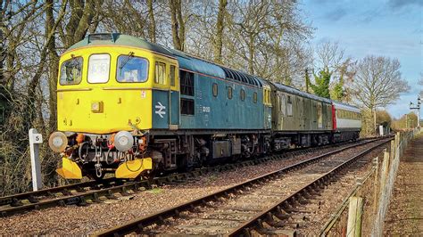 Br Class 33 Diesel Locomotive At The Northampton And Lamport Railway In 2022 Photograph By