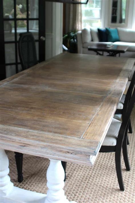 How To Lime A Dining Table Shine DIY Design Painted Dining Room