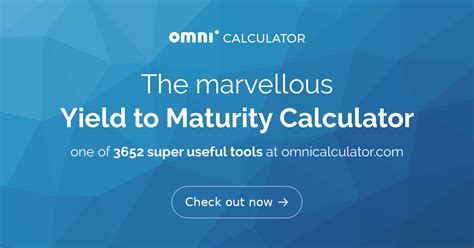 Yield To Maturity Calculator Calculate Ytm