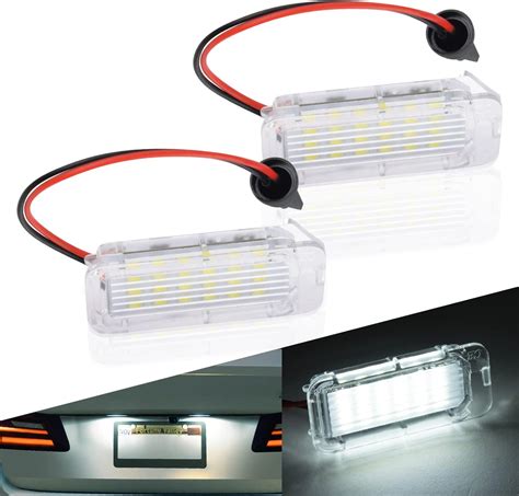 Ricoy Pcs Led License Plate Light For Corsa C D Astra H J Insignia