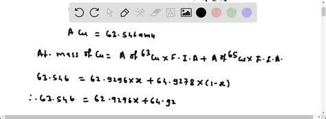 SOLVED:Copper has two naturally occurring isotopes, ^6 Cu (isotopic ...