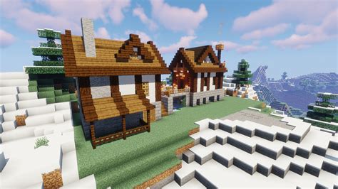 Technoblade And Ph1lza Houses From Dream Smp Minecraft Map