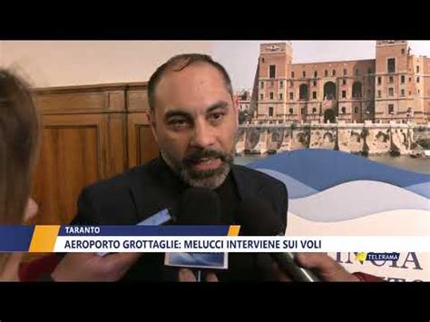 Taranto Aeroporto Grottaglie Melucci Interviene Sui Voli Di Walter