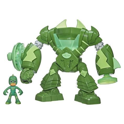 PJ Masks Robo-Gekko Power Talking Robot Action Figure with Hero and ...