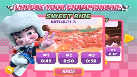 🍧 Sugar Rush Speedway Adorabeezle On Sweet Ride 🍧 Youtube