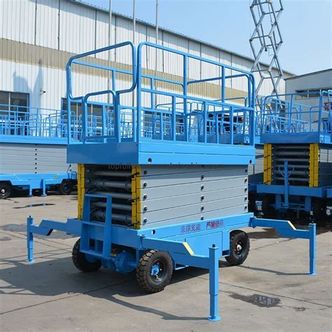 M M China Suppliers Working Height Self Propelled Lifts Crawler