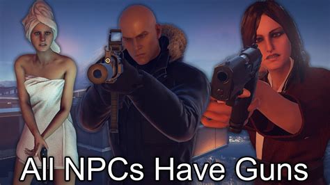 Hitman Hokkaido All Npcs Have Guns Kill Everyone Infinite Ammo Youtube