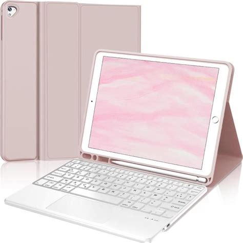 Coque Clavier Avec Touchpad Pour Ipad 6Eme 5Eme Generation 2018 2017 9