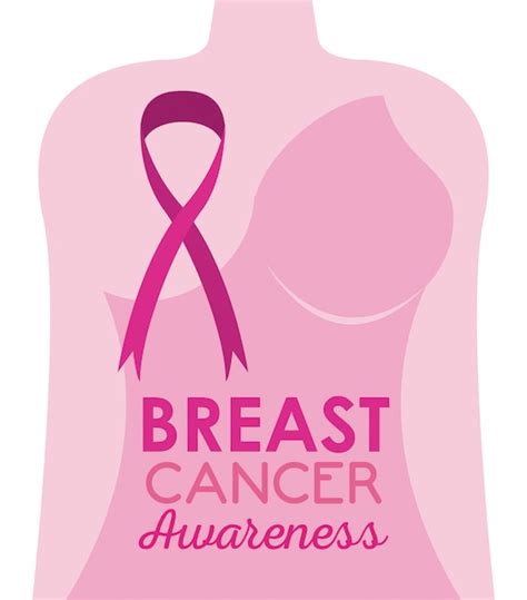 Premium Vector Breast Cancer Campaign Poster