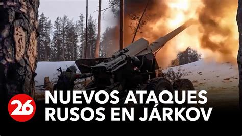 GUERRA RUSIA UCRANIA Nuevos ataques rusos en Járkov destruyeron