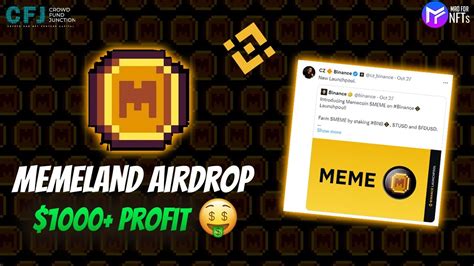 Memeland Crypto Airdrop On Binance 🔥 Memecoin Airdrop 💰 Youtube