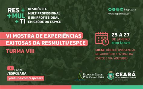 Residência Multiprofissional ESP CE realiza semana de encerramento da