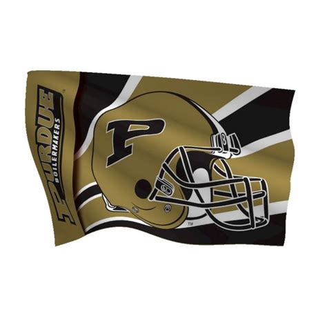 Purdue University Polyester Helmet Flag