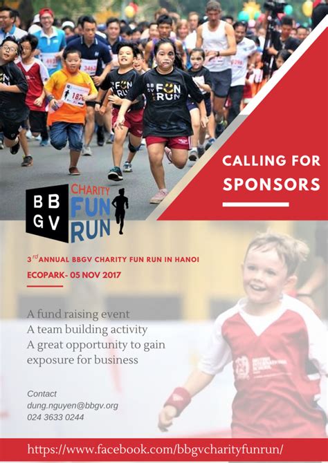 Calling For Sponsorship For Bbgvs 3rd Annual Fun Run For Charity In Ha