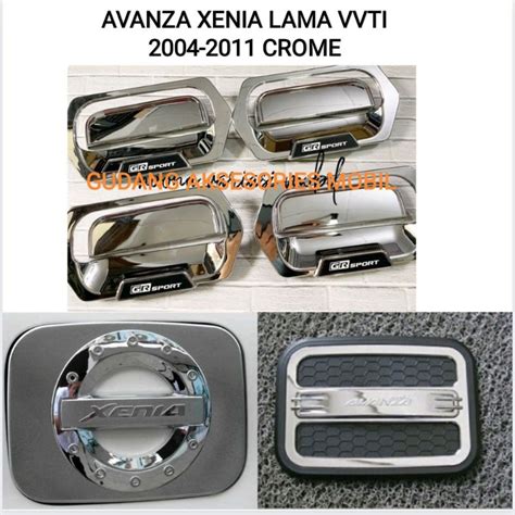 Jual Paket Door Handle Outer Pintu Tank Cover Mobil Avanza Xenia Lama