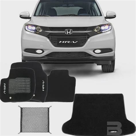 Kit Tapete Carpete Rede Tapete Porta Malas Honda Hrv Hr V Submarino