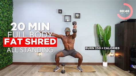 Min Full Body Fat Loss Workout At Home Build Muscle Burn Fat