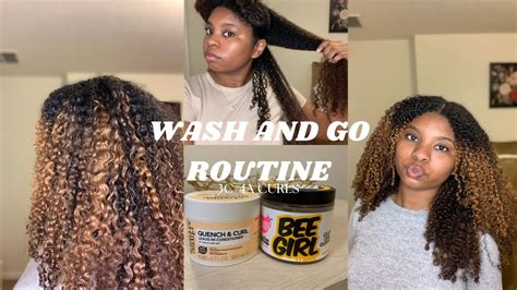 MY DETAILED WASH N GO ROUTINE ONLY 2 PRODUCTS TYPE 3C 4A