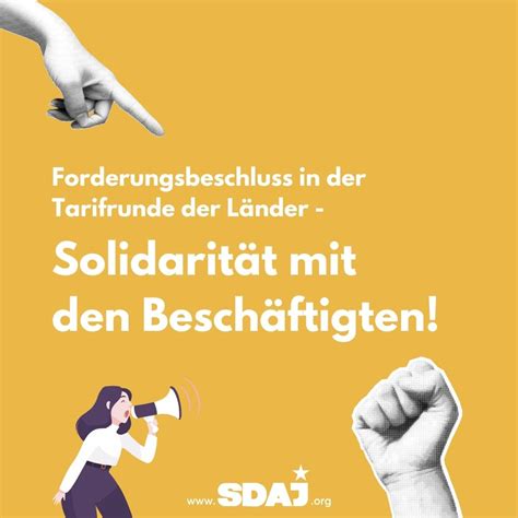 Forderungsbeschluss In Der Tarifrunde Der L Nder Solidarit T Mit Den