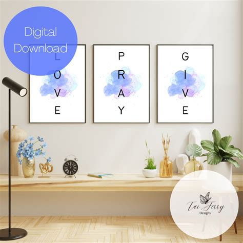 Pray Sign, Prayer Room Sign, Printable Wall Art, Instant Download ...