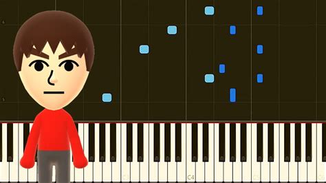 Mii Channel Theme Piano Tutorial YouTube