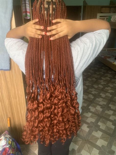 Medium Knotless Box Braids Inspo Brown Box Braids Pretty Braided