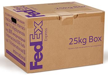 25kg box - Delivery | FedEx Singapore