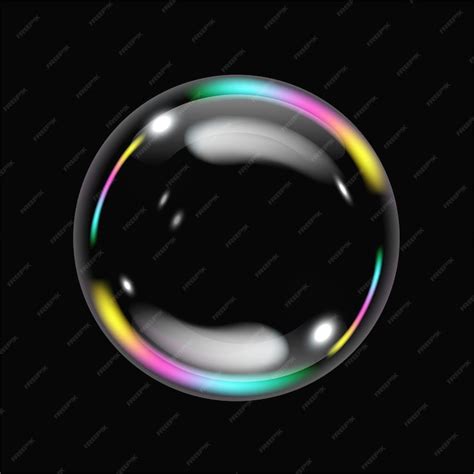 premium vector soap bubble