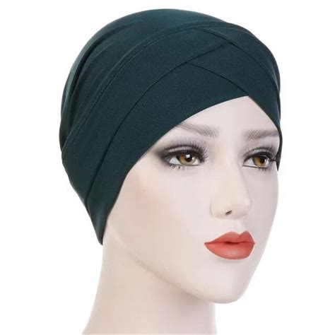 Municipal Color High Quality Criss Cross Muslim Hijab Inner Hat