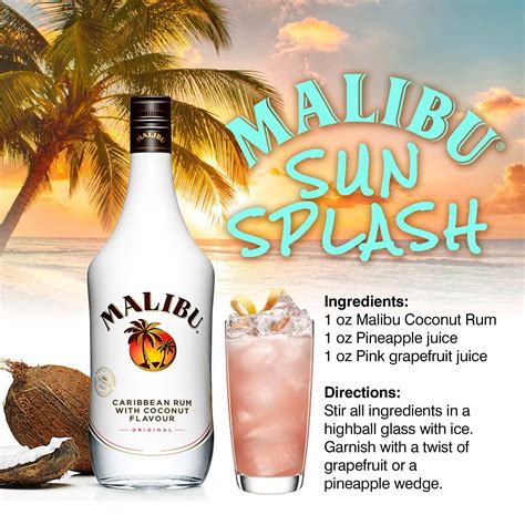 Drinks With Malibu Coconut Rum Malibu Coconut Rum Product Page Saq