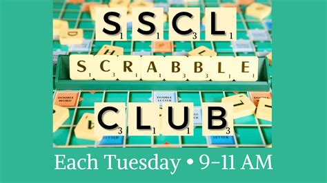 SSCL Scrabble Club - Southeast Steuben County Library