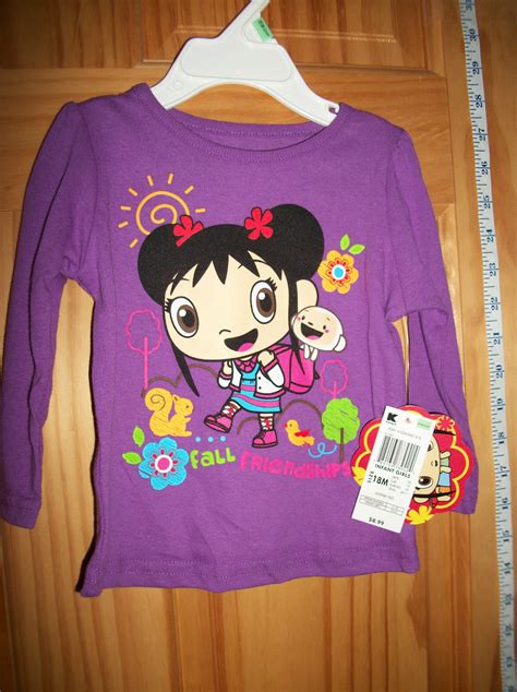 Ni Hao Baby Clothes 18M Infant Fall Friendships Shirt Nick Kai Lan Purple Top - Tops & T-Shirts