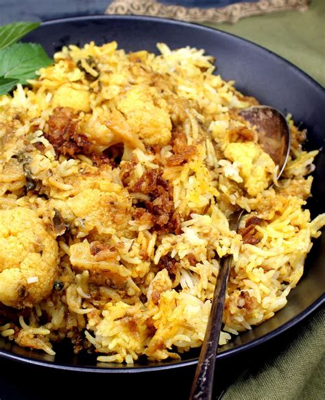 Cauliflower Biryani Holy Cow Vegan